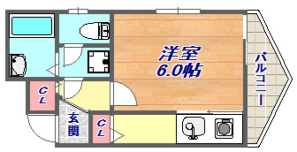 アンフィニジョア六甲の物件間取画像